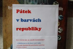 Pátek v barvách republiky
