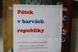 Pátek v barvách republiky