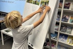 Návštěva knihovny - beseda o ilustrátorech