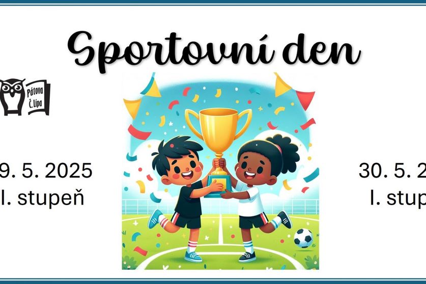 Sportovní den žáků II. stupně