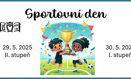 Sportovní den žáků II. stupně