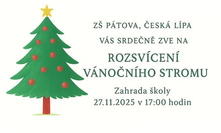 Rozsvícení vánočního stromu na Pátovce