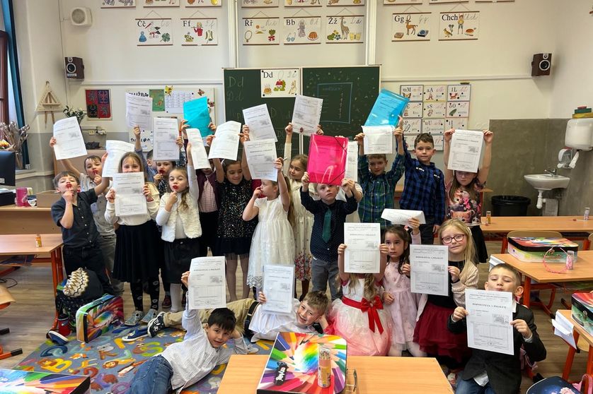 První vysvědčení plné jedniček