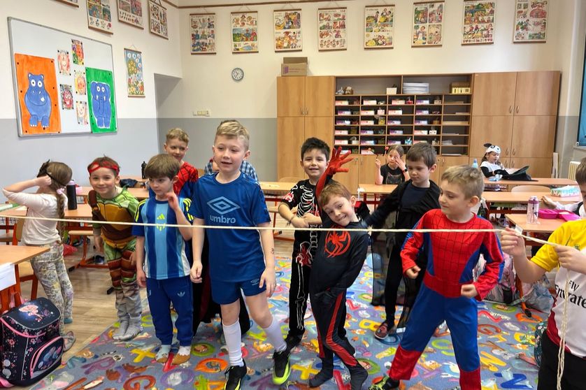 První společný karneval prvňáčků 