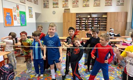 První společný karneval prvňáčků 