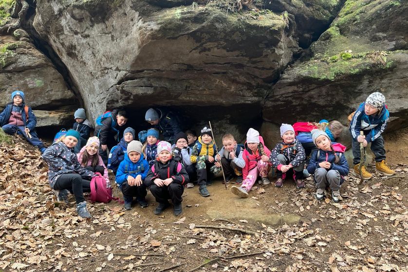 Výlet prvňáčků do CHKO Peklo