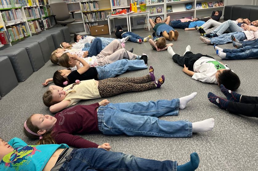 Návštěva knihovny – roční období 