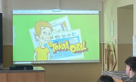 Tonda Obal na cestách zavítal do naší školy