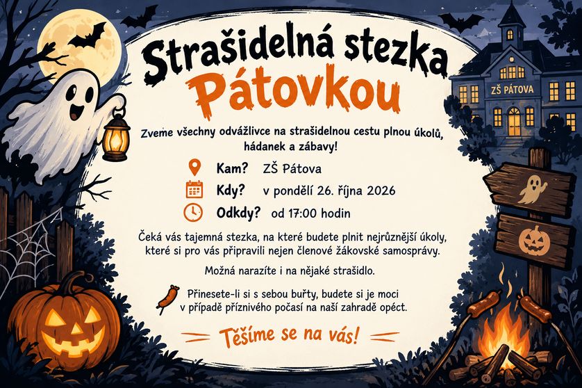 Pátovkou se plížila strašidla. Odvážlivci si užili večer plný zážitků!