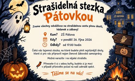 Pátovkou se plížila strašidla. Odvážlivci si užili večer plný zážitků!
