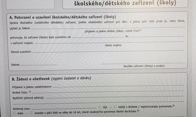 Žádost o ošetřovné